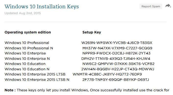Serial Key Untuk Windows 10 Pro Mjneeds Diary